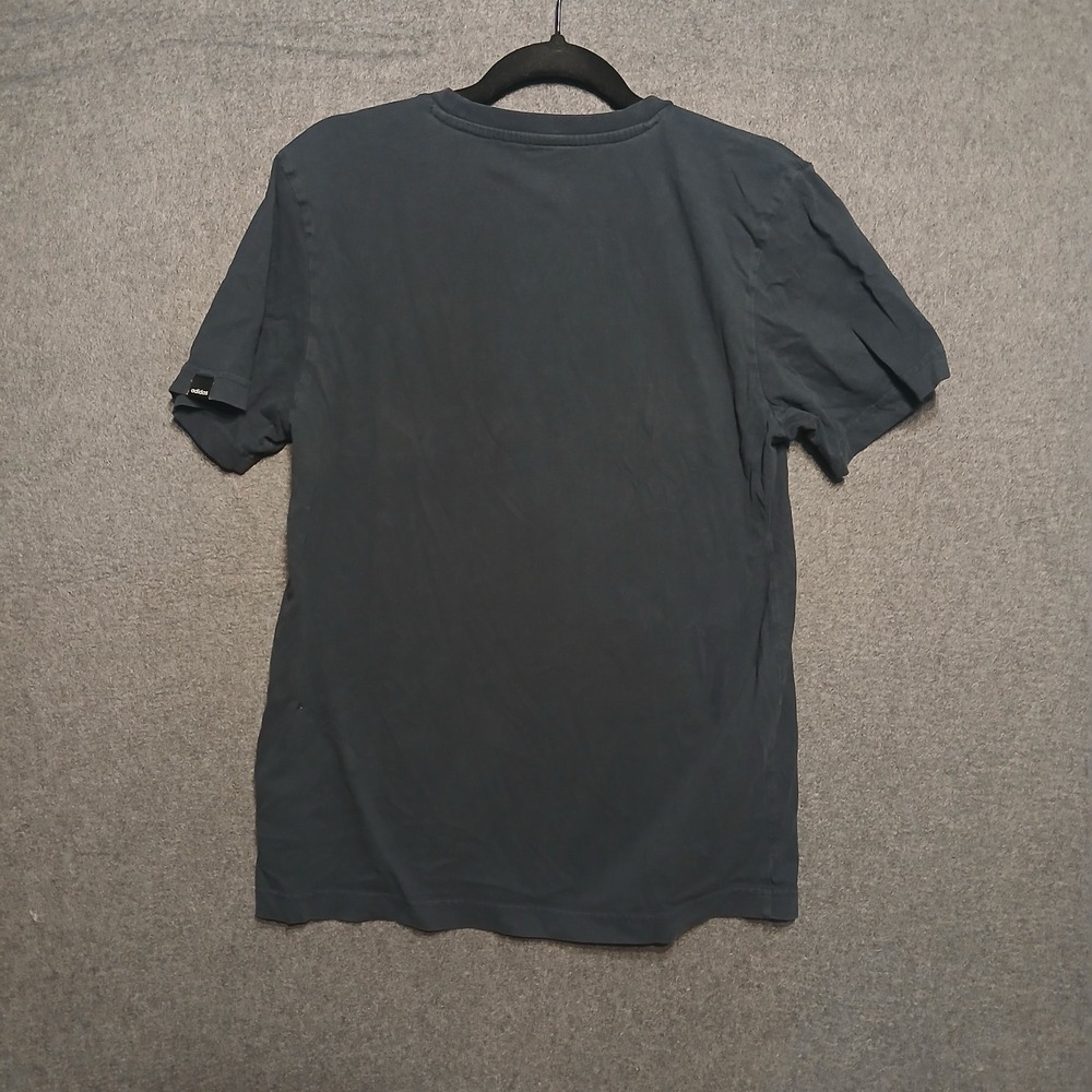 adidas Men's Black Multicolor Logo Graphic Crew Neck Short Sleeve T-Shirt Size M - Picture 6 of 6